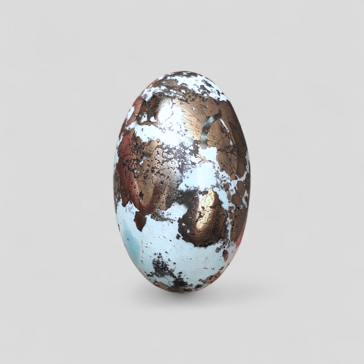 Natural Turquoise with Pyrite - Green Matrix Turquoise - Shajri Feroza-50Ct