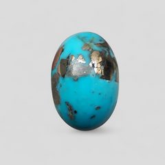 Натуральная бирюза с пиритом - бирюза Blue Matrix - Shajri Feroza - 43,80 карата