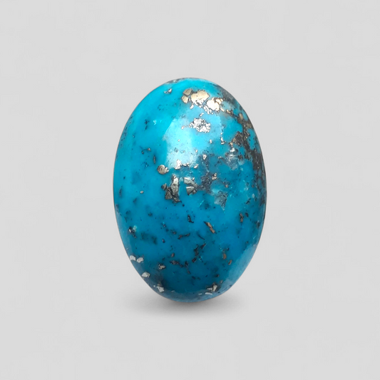 Natural Turquoise with Pyrite - Blue Matrix Turquoise - Shajri Feroza-25Ct