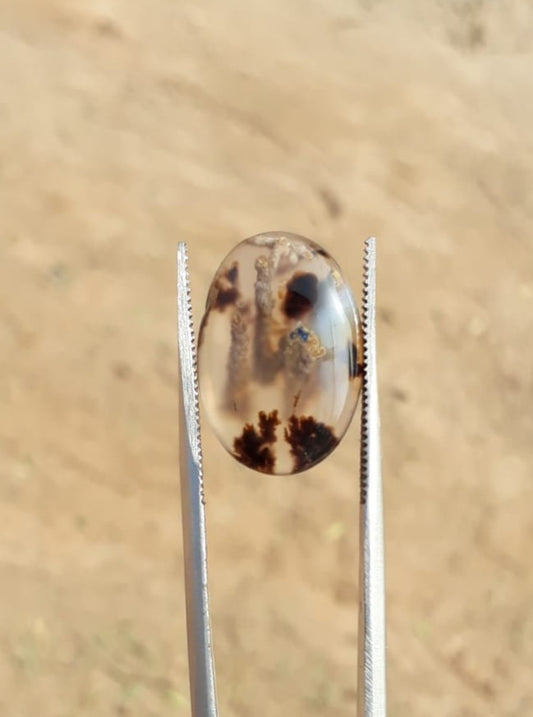 Natural Dendritic Agate Cabochon - Shajri Aqeeq -20*14mm
