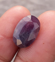 Кашмирский якут 12 карат — 15,8 х 10,5 мм